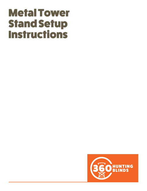 8' Metal Tower Stand - Assembly Manual front page thumbnail