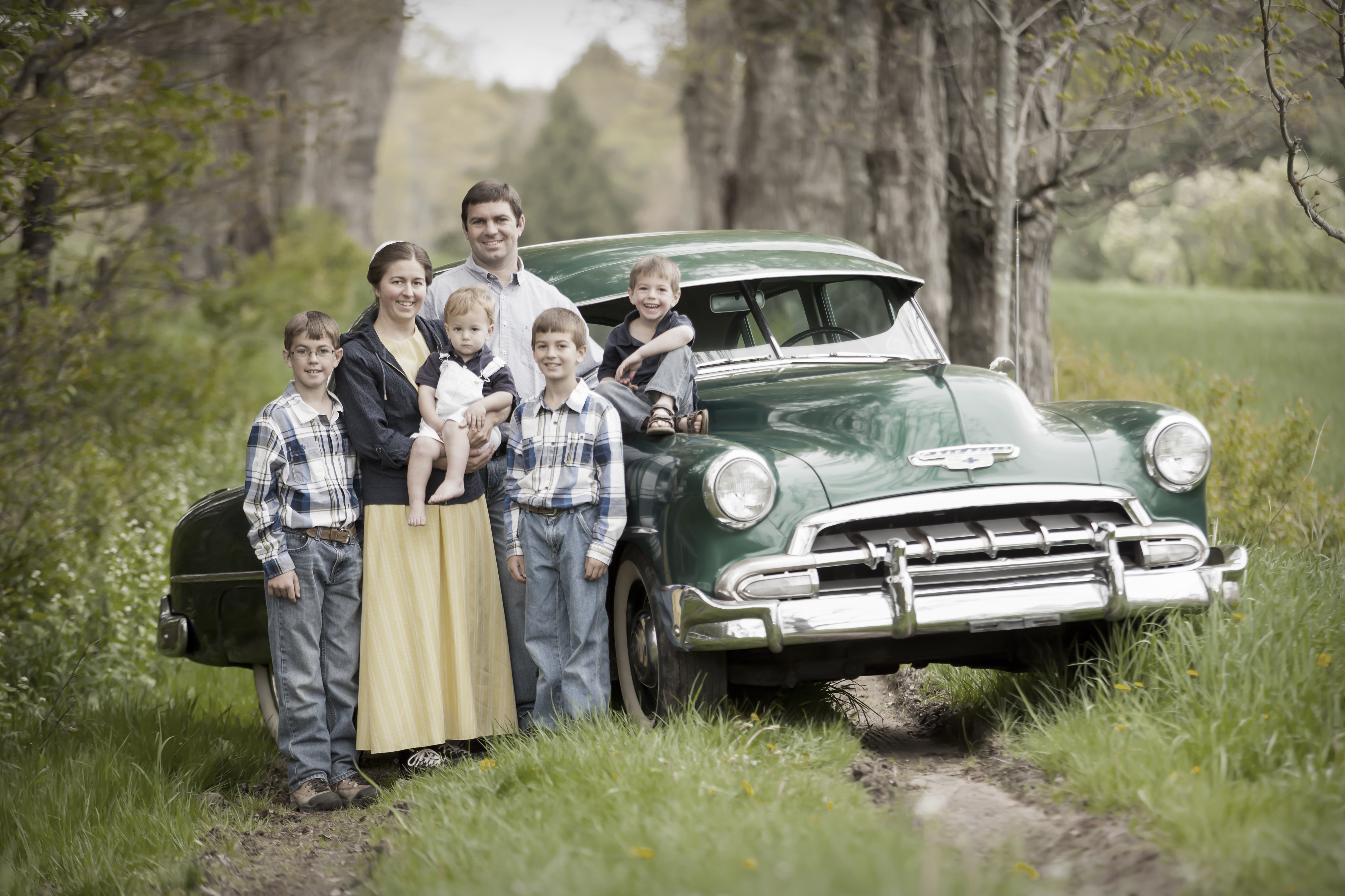 Black Creek owners Kurtis and Jewel Martin with their 4 boys
