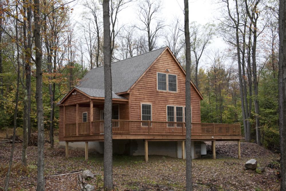 tioga cabin in woods