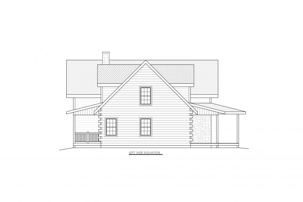 side elevation for golden eagle