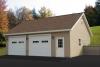 28' x 32' Vintage Garage with vinyl siding and architectural shingle roofing